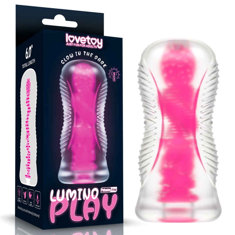 Мастурбатор для мужчин Lumino Play Masturbator Pink Glow 6.0. Артикул: IXI61413