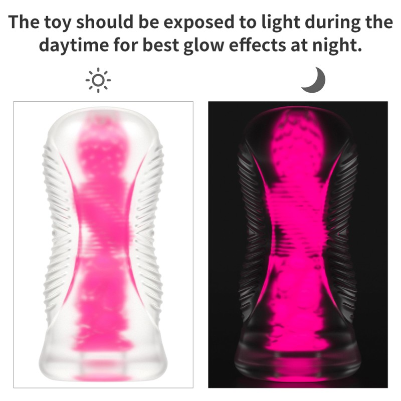 Мастурбатор для мужчин Lumino Play Masturbator Pink Glow 6.0. Артикул: IXI61413