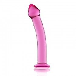 Стеклянный фаллоимитатор розовый Glass Romance 7.5 по оптовой цене