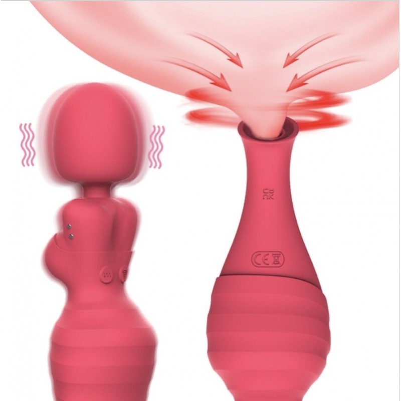 Вибратор в форме силуэта женщины Venus De Milo Red. Артикул: IXI61449
