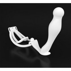 Penis clip connecting anal plug nylon