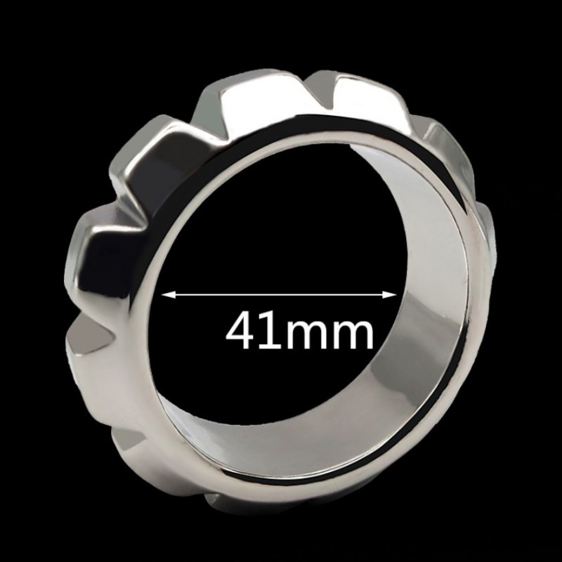 Stainless Steel Cock Ring with gearwheel Small. Артикул: IXI61504