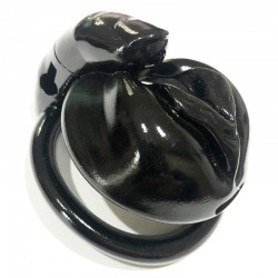     Excited Finger Caress Chastity Device Black   