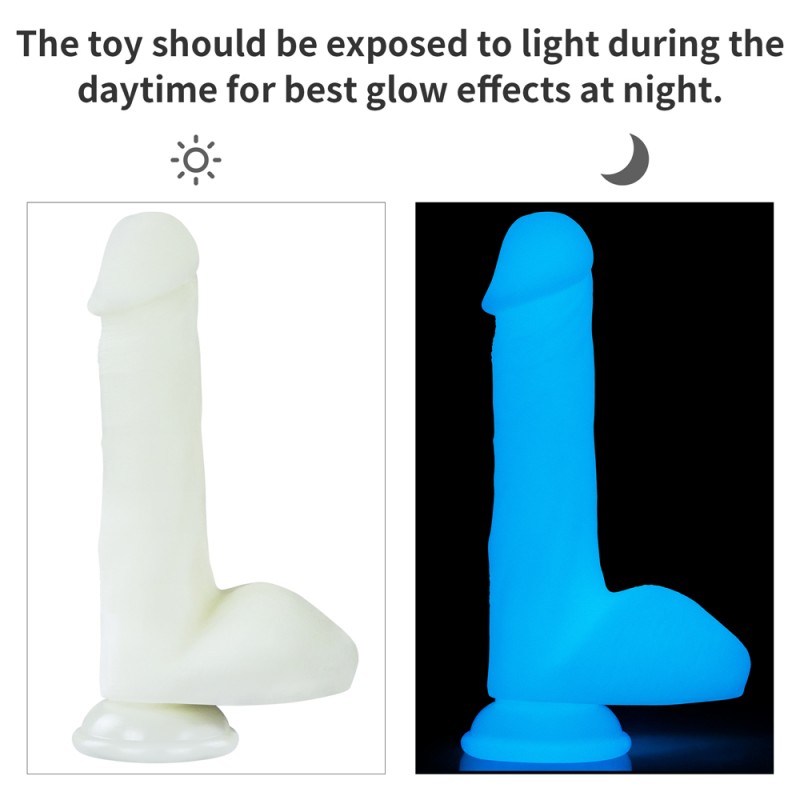 Фаллоимитатор светящийся Lumino Play Silicone Dildo 8.0. Артикул: IXI61511