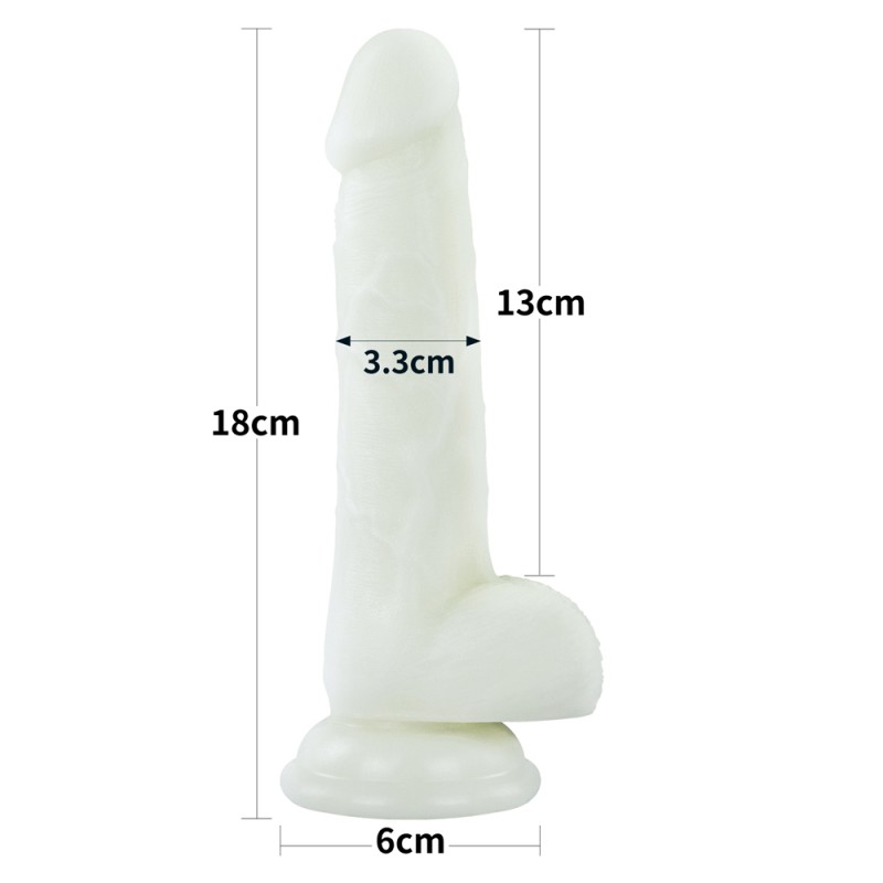 Фаллоимитатор светящийся Lumino Play Silicone Dildo 7.0. Артикул: IXI61514