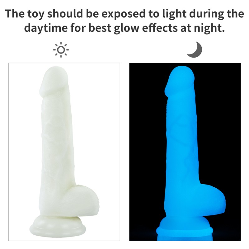 Фаллоимитатор светящийся Lumino Play Silicone Dildo 7.0. Артикул: IXI61514