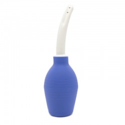 Enema for comfortable sex blue Douche and Enema Flush Bulb