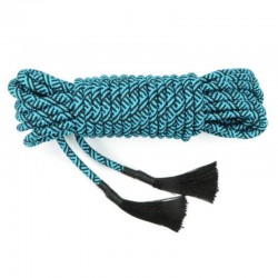 Bondage nylon rope blue 10 meters