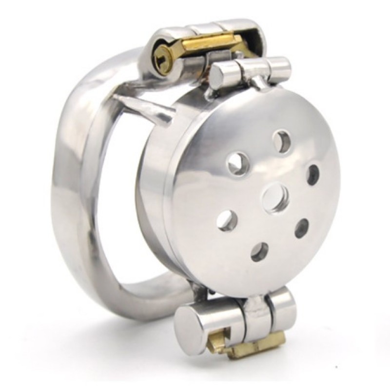 Пояс верности Double Lock Flip Glans Cover Chastity Cage Small. Артикул: IXI61547