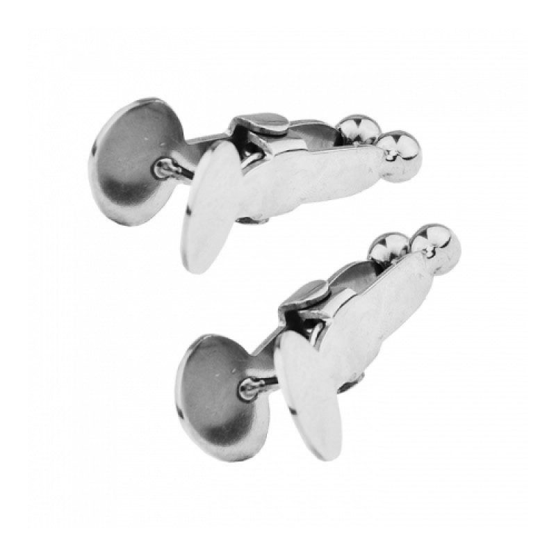 Stainless steel boobs with fun breast clips. Артикул: IXI61577