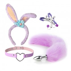 Set of accessories for adult games Bunny Flower Set