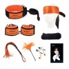     7  Orange Farvet Bondage Kit