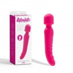 Клиторально-вагинальный двойной вибромассажер Pleasure Spreader Wand Pink