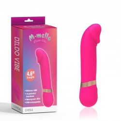 Rechargeable Pink Multispeed Dildo Vibe Vibrator