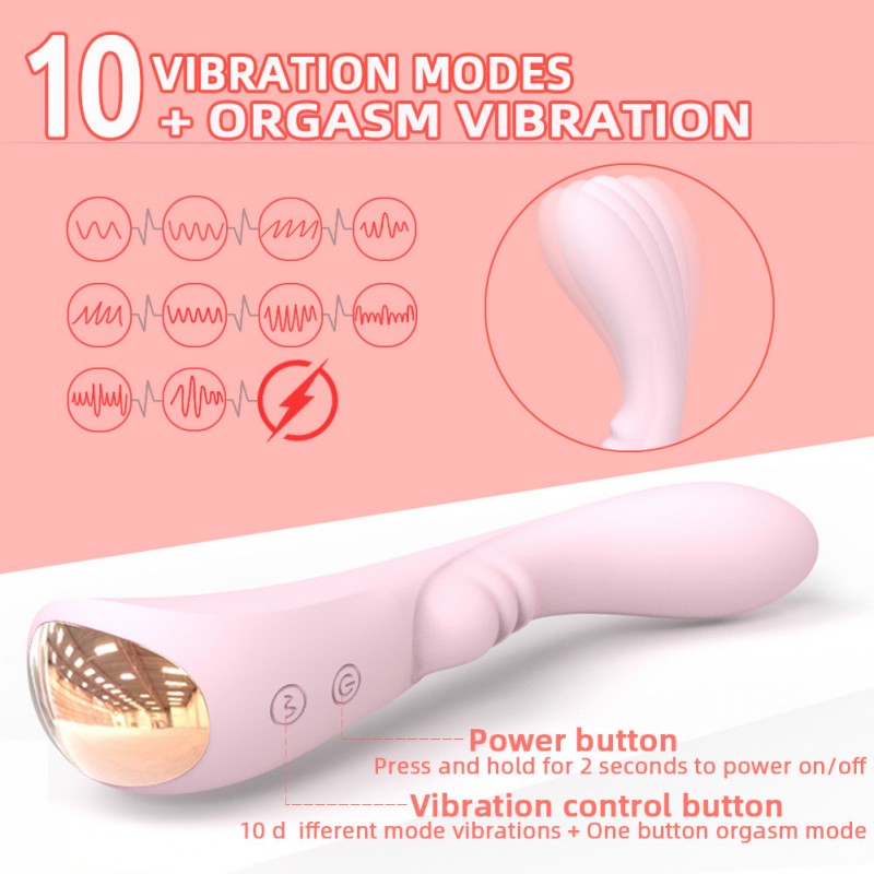Вибратор для женщин изящной формы G-spot Arouse Pink. Артикул: IXI61605