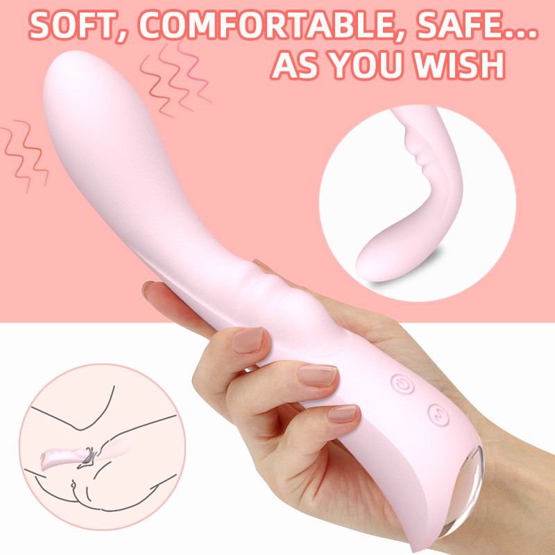 Вибратор для женщин изящной формы G-spot Arouse Pink. Артикул: IXI61605