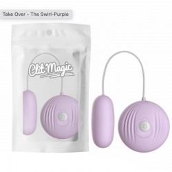 Vibrating egg for clitoral stimulation Cowry Purple