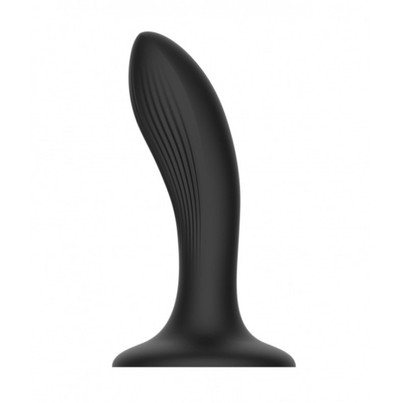 Черная анальная пробка Stripe Anal Plug. Артикул: IXI61657