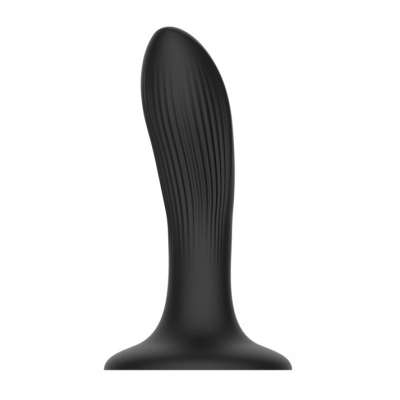 Черная анальная пробка Stripe Anal Plug. Артикул: IXI61657