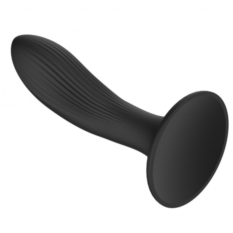 Черная анальная пробка Stripe Anal Plug. Артикул: IXI61657