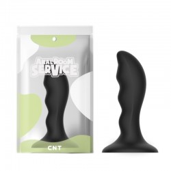 Black butt plug Wavy Anal plug No.1