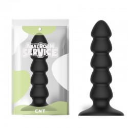 Black Butt Plug Beaded Anal Probe