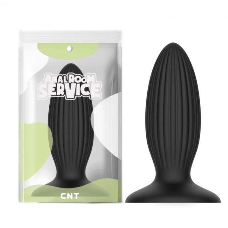 Черная анальная пробка Naughty Chubby Butt Plug. Артикул: IXI61676