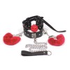 Collar with handcuffs gag and leash Breathable Ball Gag Restraint