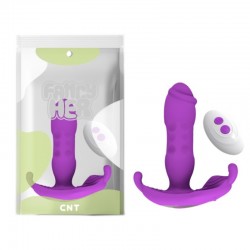 Concealed Triple Vibration Stimulator for Women Thumping Dual G Vibe Purple