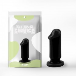 Black Butt Plug with Head Anal Trainer Small