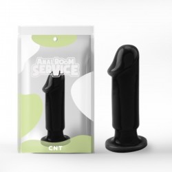 Black Butt Plug with Head Anal Trainer Medium