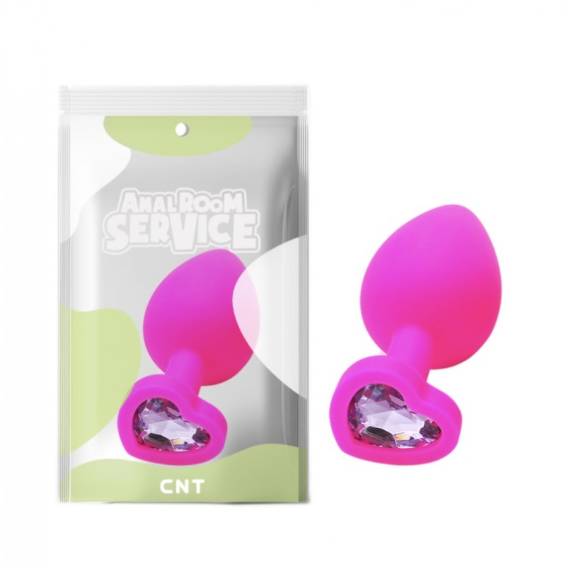 Purple Stone Silicone Anal Plug Love Rose Diamond Plug Large. Артикул: IXI61751