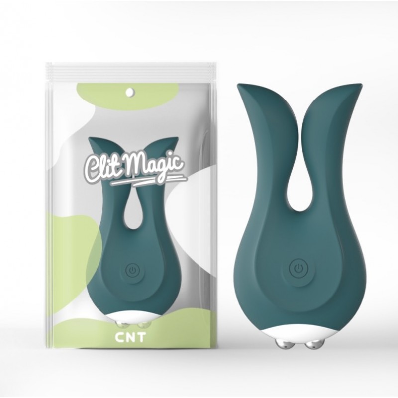 Клиторальный вибростимулятор с ушками Bunny Rock Green. Артикул: IXI61755