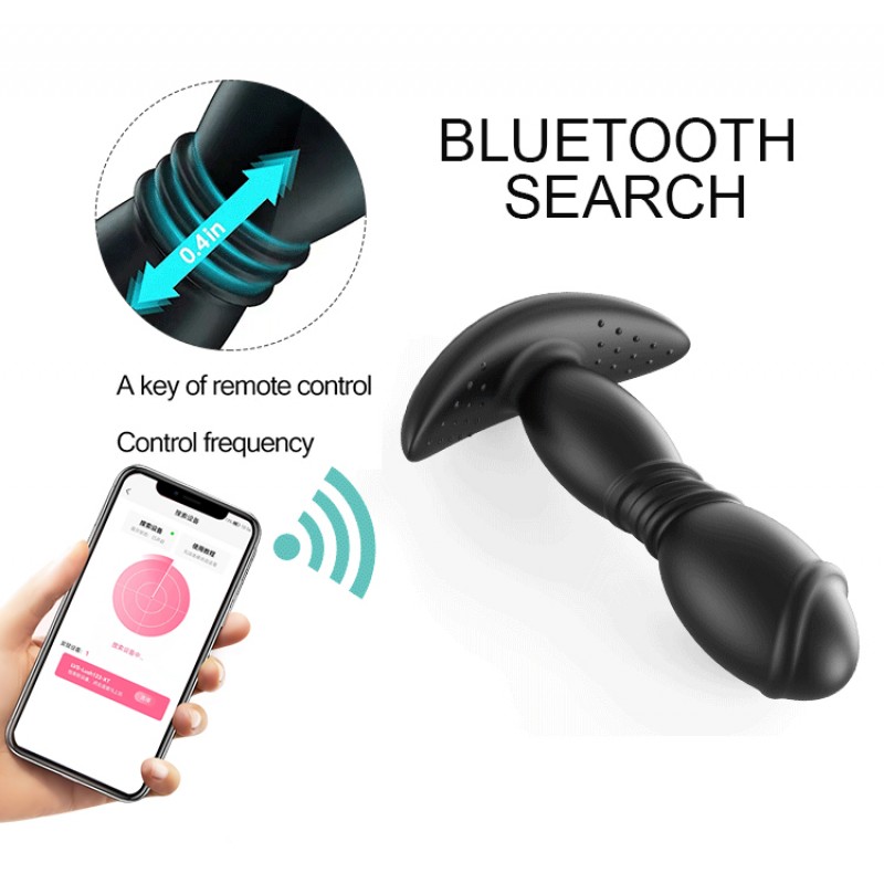 Массажер простаты для мужчин P-spot Thumper App Version Black. Артикул: IXI61761