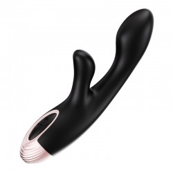 Black Dual Motor Vibrator Dual Fantasy Wand