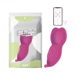 Двойной вибростимулятор скрытого ношения Secret Tease Panty Vibe App Version Rose