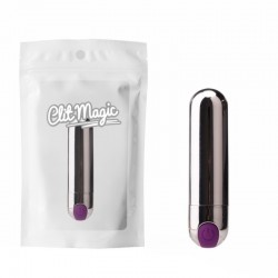 Vibrating bullet clitoral stimulator Joy Shooter Silver