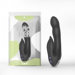 Double stylish vibrator Dual Fantasy Rabbit Black