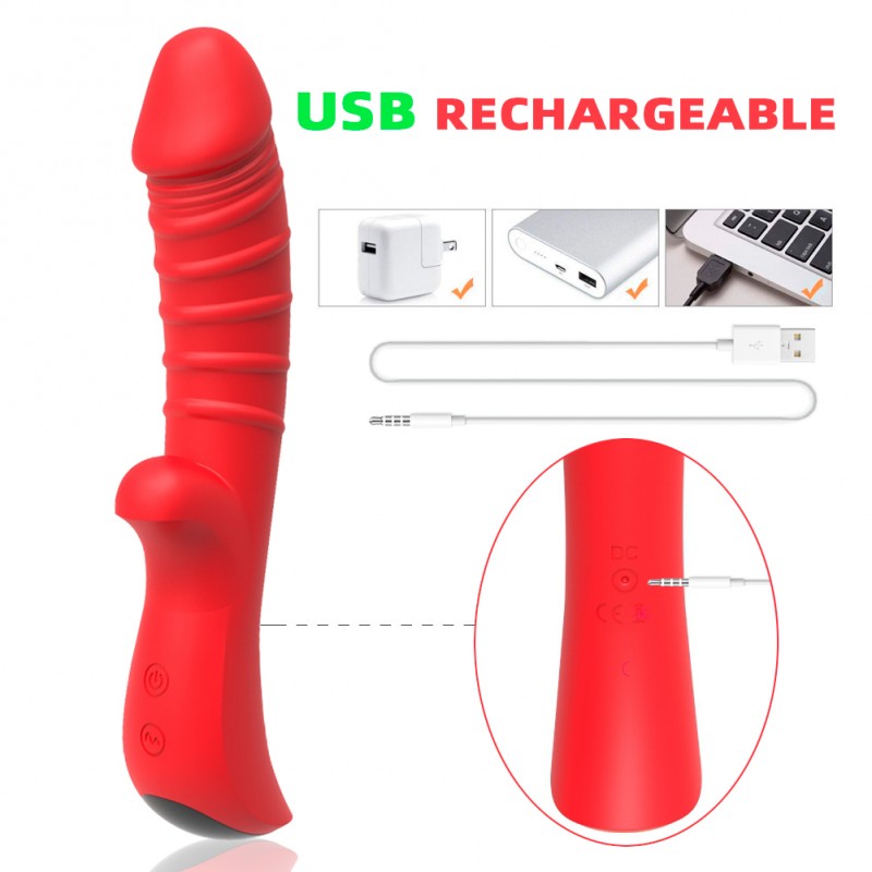 Стильный мультифункциональный виратор Sparkle G Red. Артикул: IXI61807