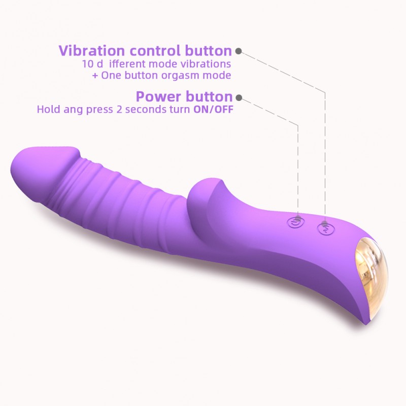 Стильный мультифункциональный виратор Sparkle G Purple. Артикул: IXI61808