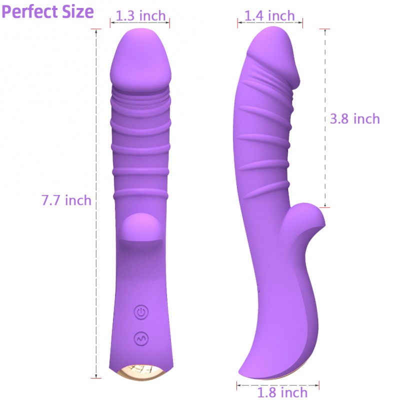 Стильный мультифункциональный виратор Sparkle G Purple. Артикул: IXI61808