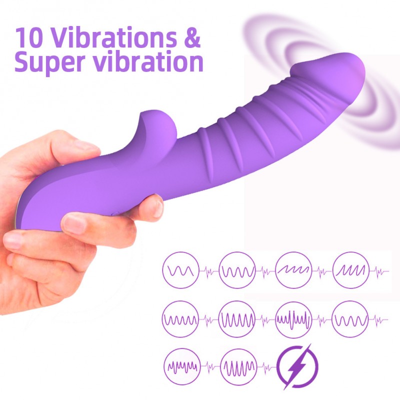 Стильный мультифункциональный виратор Sparkle G Purple. Артикул: IXI61808
