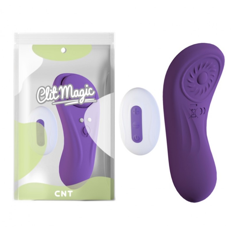 Вибростимулятор в женские трусики Magnetic-Stay Panty Vibe Purple. Артикул: IXI61856