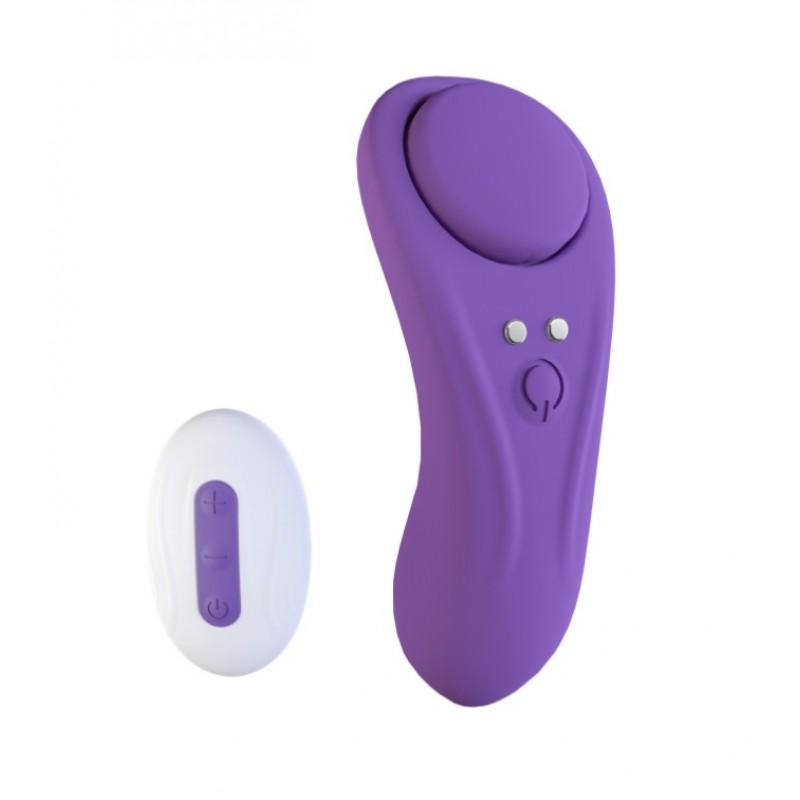 Вибростимулятор в женские трусики Magnetic-Stay Panty Vibe Purple. Артикул: IXI61856
