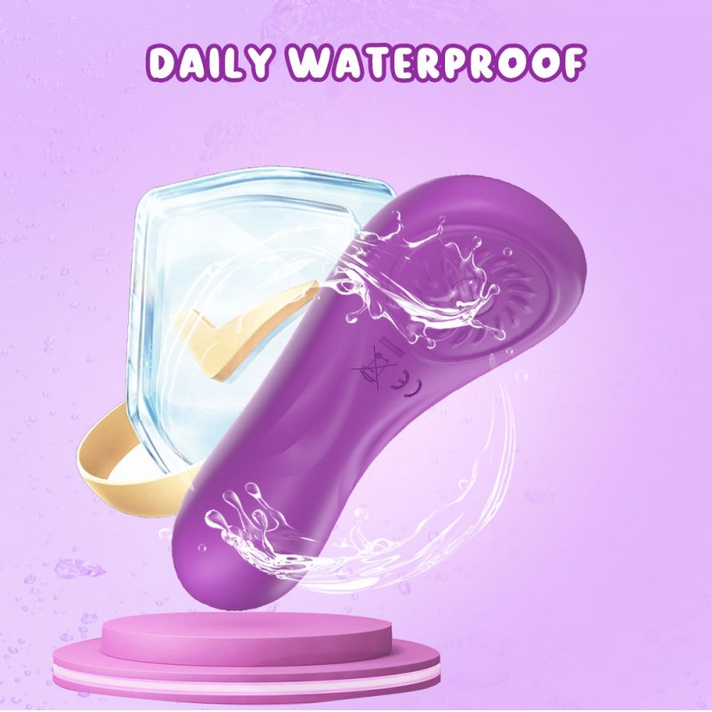 Вибростимулятор в женские трусики Magnetic-Stay Panty Vibe Purple. Артикул: IXI61856