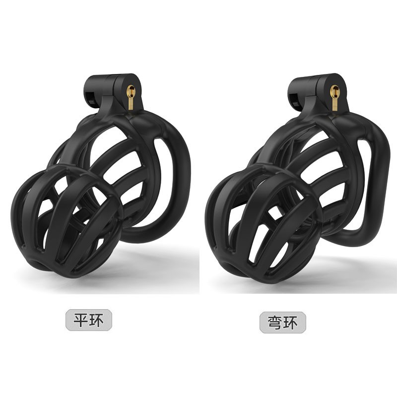 Клетка целомудрия для мужчин 3D Honeycomb Chastity Cage-H Bending Ring. Артикул: IXI61869