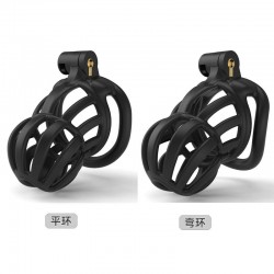 New 3D Honeycomb Chastity Cage-H bending ring ring can be selected
