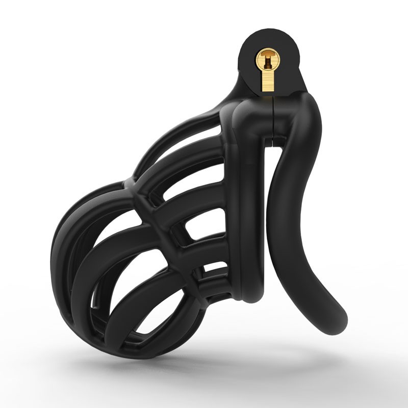 Клетка целомудрия для мужчин 3D Honeycomb Chastity Cage-H Bending Ring. Артикул: IXI61869
