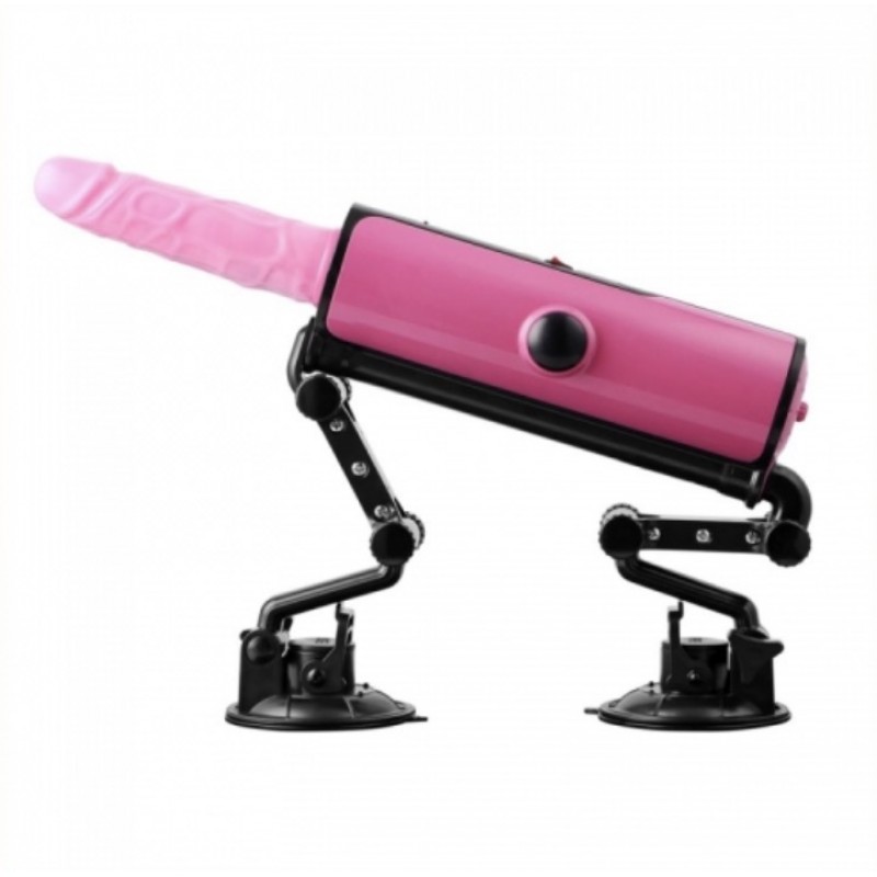 Cекс-машина розовая Double Suction Wireless Fucking Machine. Артикул: IXI61877