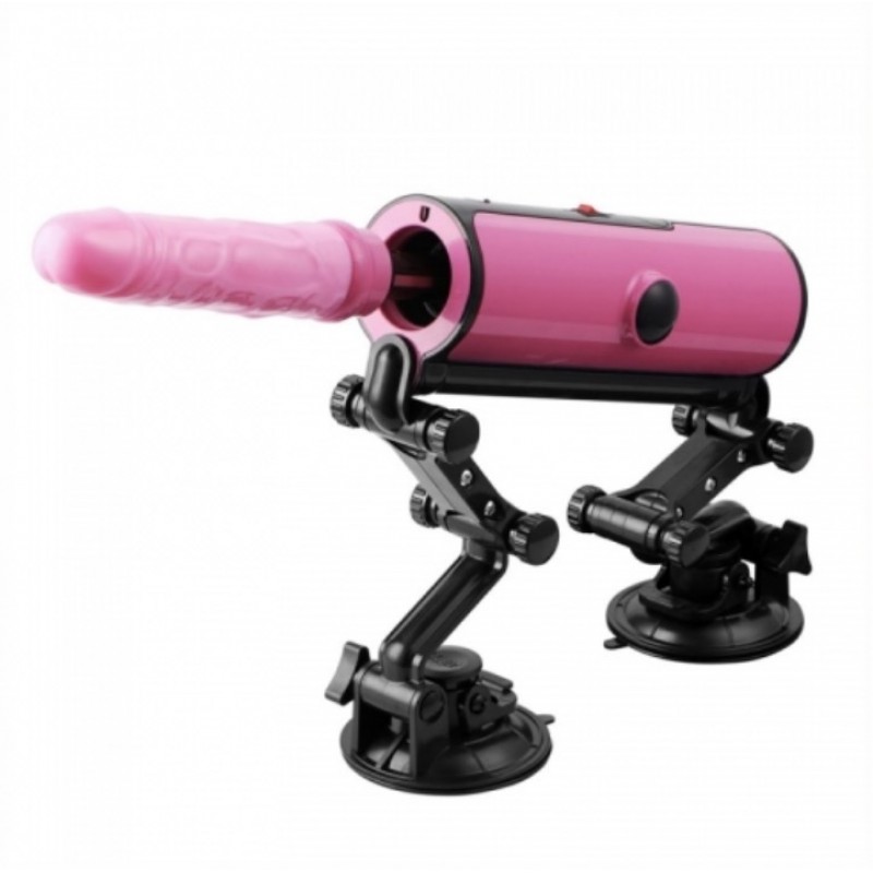 Cекс-машина розовая Double Suction Wireless Fucking Machine. Артикул: IXI61877